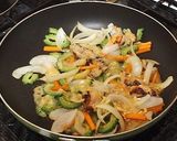 鶏肉とゴーヤの西京味噌炒め作り方5写真