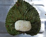 韓国風～えごまの葉の俵にぎり～作り方2写真