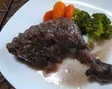 圧力鍋で簡単★柔らかチキンの赤ワイン煮★作り方5写真