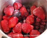 冷凍いちご＆圧力鍋で簡単濃厚いちごジャム作り方4写真