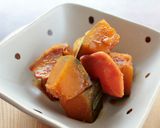 簡単！レンジでかぼちゃのベーコン煮作り方3写真