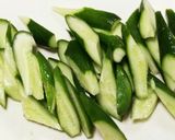 簡単！きゅうりの漬け物☆山葵漬け作り方1写真