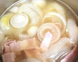 超簡単！タマネギのコンソメスープベーコン作り方7写真