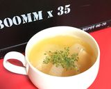 超簡単！タマネギのコンソメスープベーコン作り方8写真