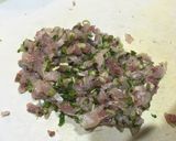 鯵のなめろうでさっぱり三杯酢和え作り方2写真