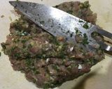 鯵のなめろうでさっぱり三杯酢和え作り方4写真