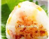 ハムとコーンのはんぺん焼きおにぎり作り方6写真