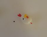 【キャラ弁】鶉のニワトリ焼鳥弁当作り方4写真