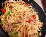 豚肉・野菜のたっぷり焼きうどん＊作り方6写真