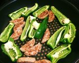 冷凍ハンバーグとピーマンの中華風炒め作り方4写真