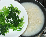 豆腐と小松菜の簡単中華風お粥♪残りご飯作り方4写真