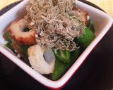 簡単副菜☆おくらとちくわのおかか和え作り方3写真
