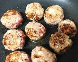 フライパン１つで肉団子チーズトマト煮込み作り方3写真