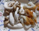 しめじと竹輪の炒め物作り方1写真