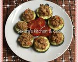 オススメ☆肉味噌ズッキーニ☆前菜にも♡作り方3写真