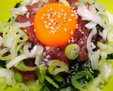 塩麹で簡単★カツオユッケ丼作り方5写真