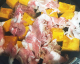 簡単！豚肉とかぼちゃの煮付け作り方2写真