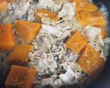 簡単！豚肉とかぼちゃの煮付け作り方4写真