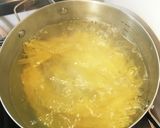 青唐辛子とトウモロコシのスパゲティー作り方5写真