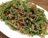 カレー味でピリッ♪ 糸こんとピーマン炒め作り方7写真