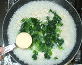 豆腐と小松菜の簡単中華風お粥♪残りご飯作り方5写真