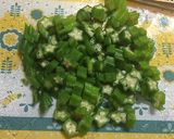 ささみとオクラと豆腐の冷奴風サラダ作り方3写真