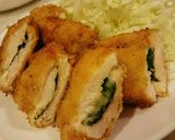 大葉チーズ入り☆チキンカツ作り方6写真
