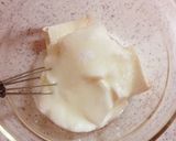 メロンのチーズクリーム♡デザート♪作り方3写真