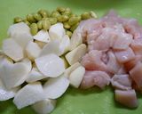 簡単！ムネ肉と長芋の焼き鳥風味炒め作り方1写真