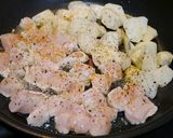 簡単！ムネ肉と長芋の焼き鳥風味炒め作り方3写真
