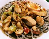 とろーり☆梅あんかけ鶏蕎麦☆作り方3写真