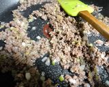 ＊納豆とひき肉のチコリボート＊作り方3写真