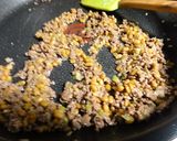 ＊納豆とひき肉のチコリボート＊作り方4写真