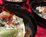 刺身こんにゃくとワカメの味噌マヨ胡麻ダレ作り方4写真