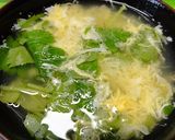 *みつばのかきたま汁*作り方3写真