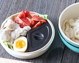 冷やし麺弁当に　冷しゃぶサラダうどん作り方4写真