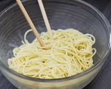 冷やし麺弁当に トマトの冷製パスタ作り方1写真