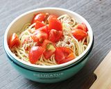 冷やし麺弁当に トマトの冷製パスタ作り方4写真