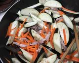 豚肉となすびの味噌炒め作り方1写真