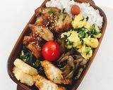 【お弁当】小松菜のチーズ入り玉子焼き作り方3写真