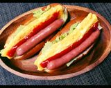 簡単厚焼き玉子のホットドッグ作り方5写真