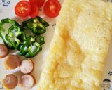 油揚げのごはんピザ作り方1写真