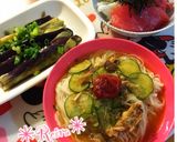 暑い時期にさっぱり✳︎冷や汁風そうめん作り方4写真