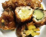 ポン酢で簡単！豚コマinしそチーズポテト作り方8写真