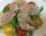 鶏しゃぶと水菜のシャキシャキサラダ作り方3写真
