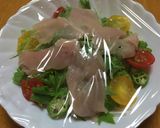 鶏しゃぶと水菜のシャキシャキサラダ作り方4写真