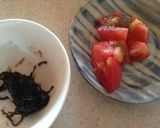 トマトとしいたけ昆布の納豆チャーハン作り方2写真