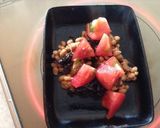 トマトとしいたけ昆布の納豆チャーハン作り方3写真