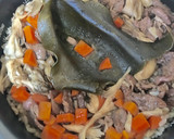 簡単な牛肉と舞茸の炊き込みご飯作り方3写真