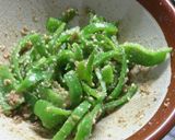 こども大好き♥甘々ピーマンのごま和え作り方6写真